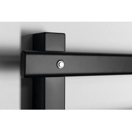 Sapho - Электрический полотенцесушитель ELCOR 63 Вт/230 В 48x52 см матовый чёрный