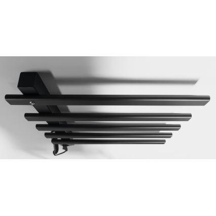 Sapho - Электрический полотенцесушитель ELCOR 63 Вт 48x52 см матовый чёрный