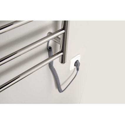 Sapho - электрический полотенцесушитель REDONDO, 130 Вт/230 В, 63×116 см, глянцевый хром