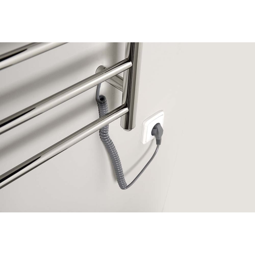 Sapho - электрический полотенцесушитель REDONDO, 130 Вт/230 В, 63×116 см, глянцевый хром