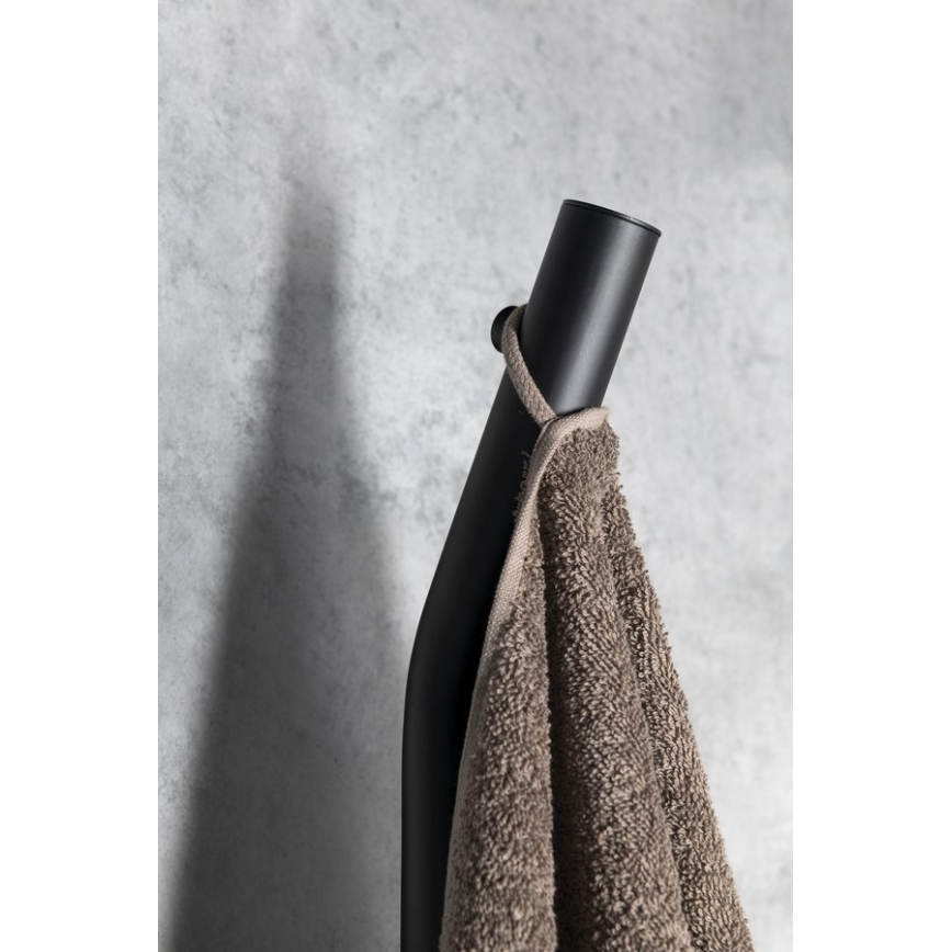 Sapho - Электрический полотенцесушитель с таймером DUOPASSO 45W 170x12 cm матовый чёрный