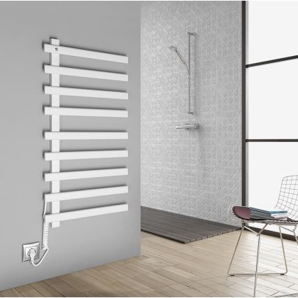 Sapho - Електрична рушникосушка ELCOR 128W 92x48 см матова біла