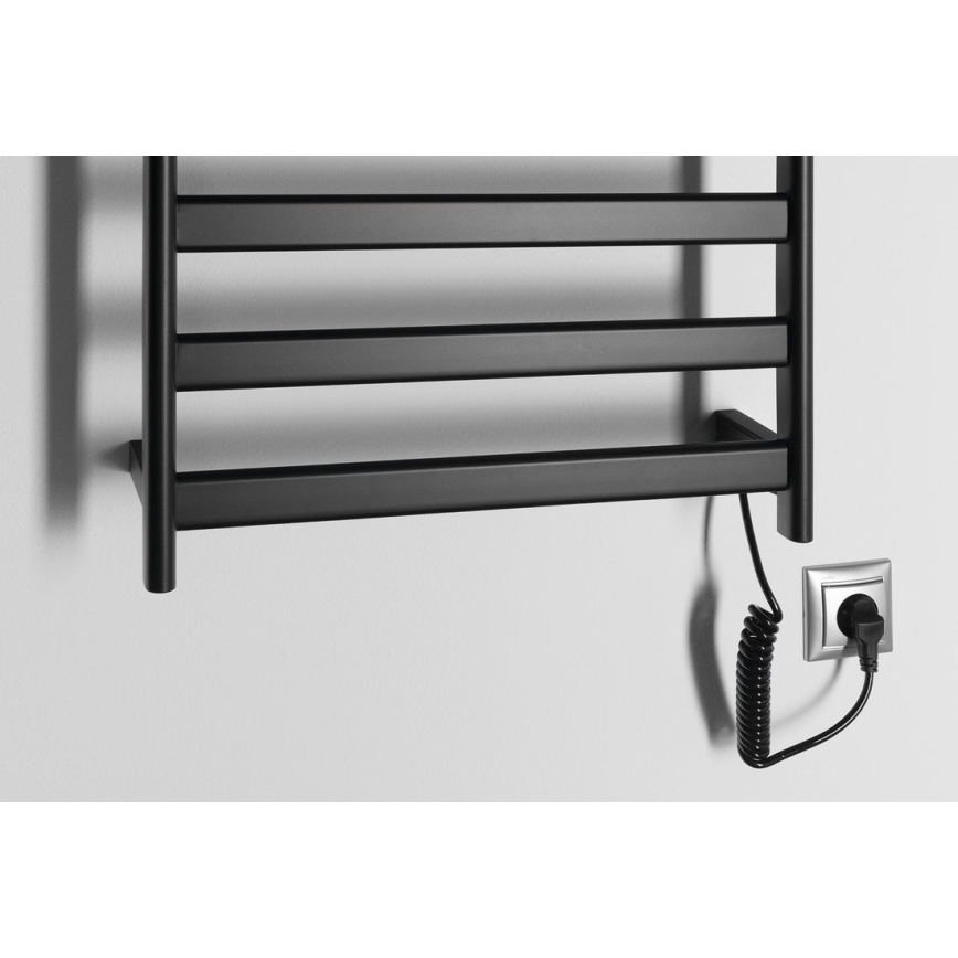 Sapho - Електрична рушникосушка ELIAS 105W/230V 49x73 см матово-чорна