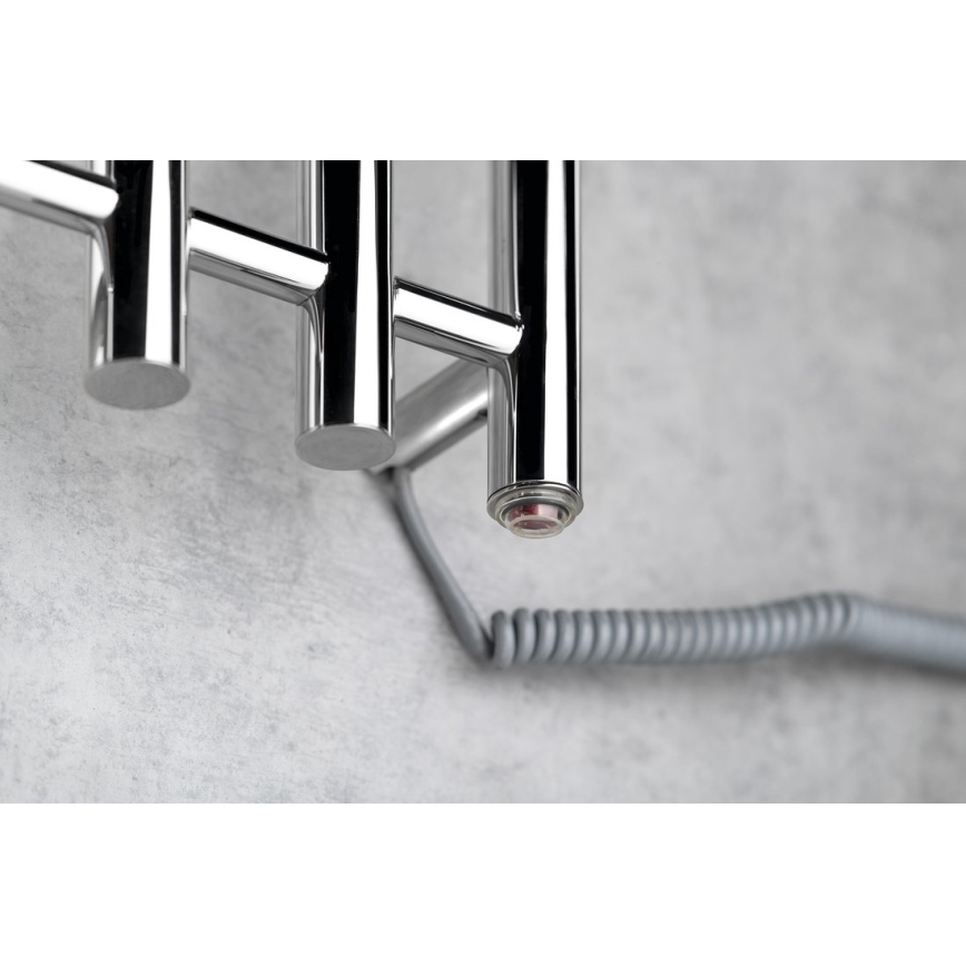 Sapho - Електрична рушникосушка PAPINADO 85W/230V 120 см глянцевий хром правий