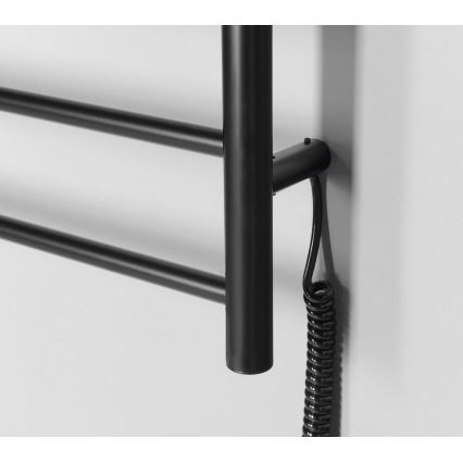 Sapho - Електрична рушникосушка REDONDO 130W/230V 63x116 cm матова чорна