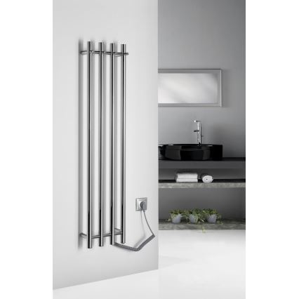 Sapho - Електрична рушникосушка PAPINADO 85W/230V 120 см глянцевий хром правий