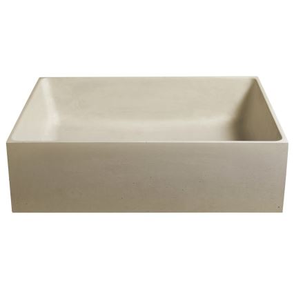 Sapho - Накладна раковина FORMIGO 47,5x36,5 см бетон/бежева