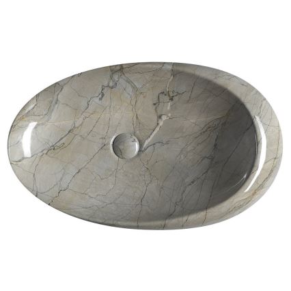 Sapho - Накладная раковина DALMA 68x44 см, серый