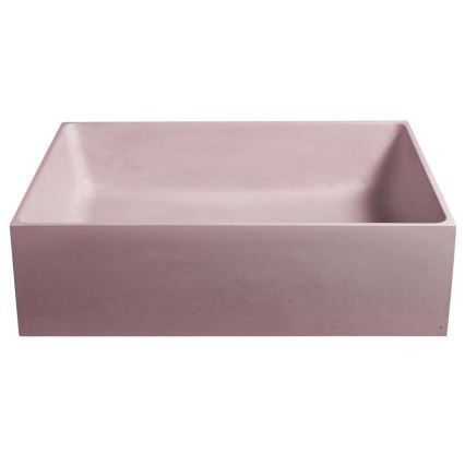 Sapho - Накладная раковина для столешницы 47,5x36,5 см бетон/розовый