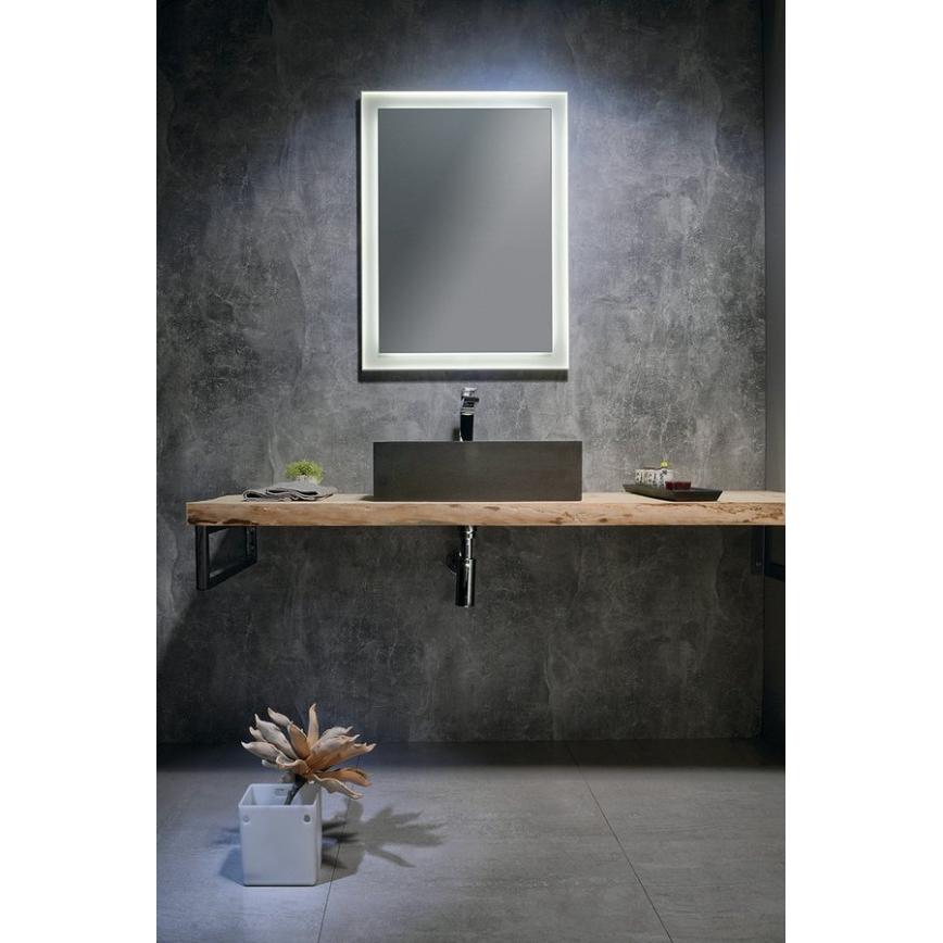 Sapho - Накладная раковина FORMIGO 47,5x36,5 см бетон/чёрная