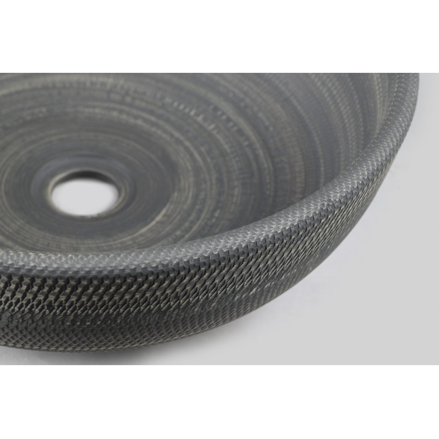 Sapho - Накладная раковина на столешницу PRIORI диам. 41 см керамика/серый