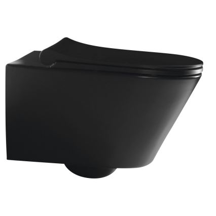 Sapho - Подвесной унитаз AVVA керамика/черный