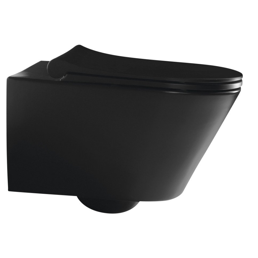 Sapho - Подвесной унитаз AVVA керамика/черный