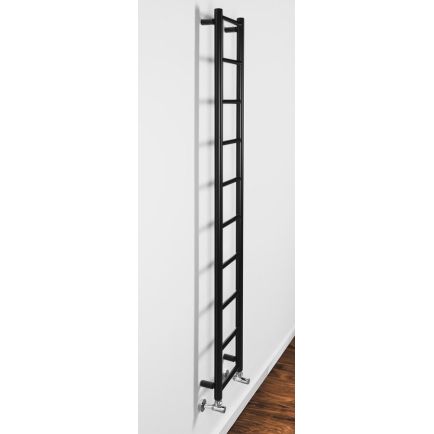 Sapho - Полотенцесушитель для ванной DINA 168x25 см матовый черный