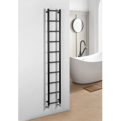 Sapho - Полотенцесушитель для ванной DINA 168x25 см матовый черный