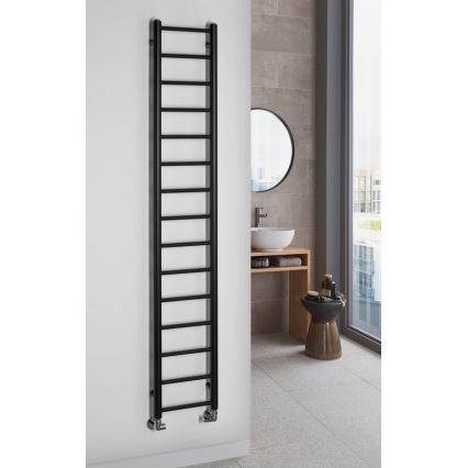 Sapho - полотенцесушитель для ванной DINA 174x30 см матовый чёрный