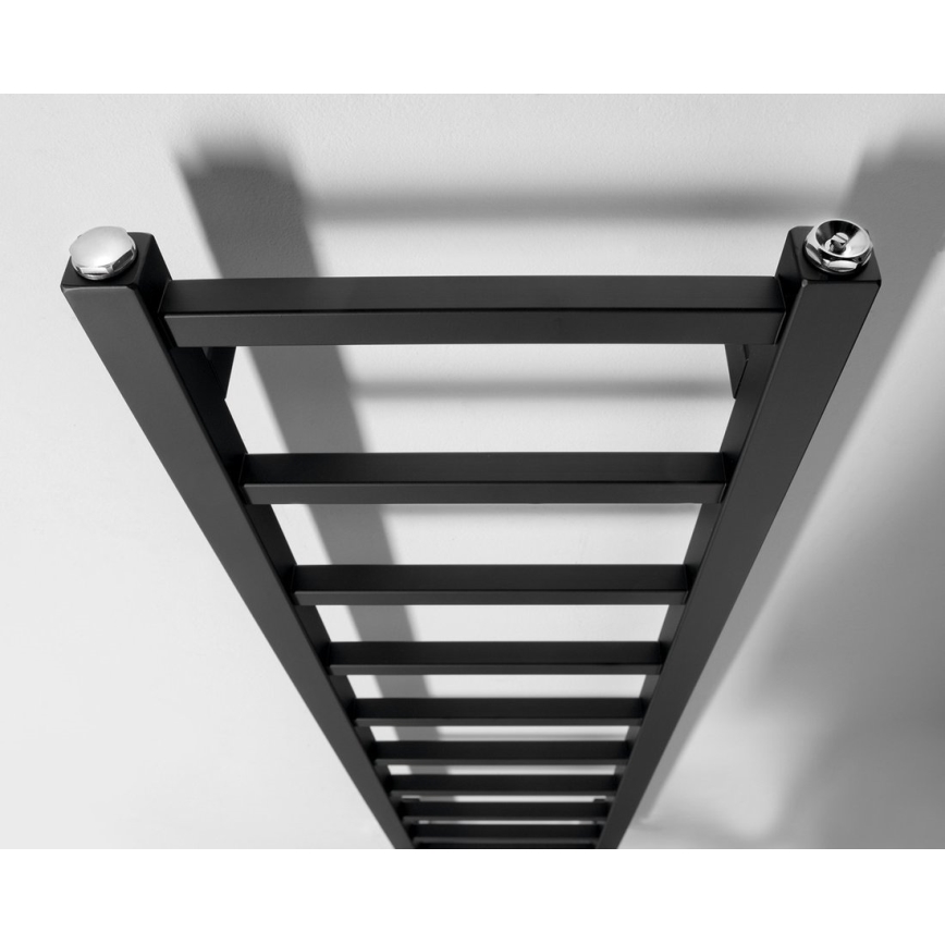 Sapho - полотенцесушитель для ванной METRO LIGHT, 211 Вт, 30×114 см, матовый чёрный