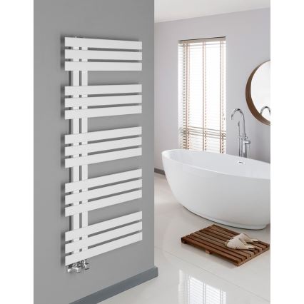 Sapho - Полотенцесушитель для ванной SILVANA 123x50 cm белый