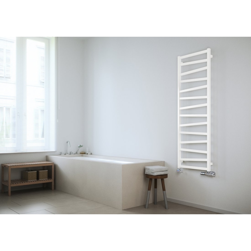 Sapho - Полотенцесушитель для ванной ZIG 157x50 см, белый
