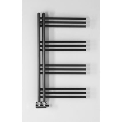 Sapho - Полотенцесушитель DORLION 90x50 см матовый черный