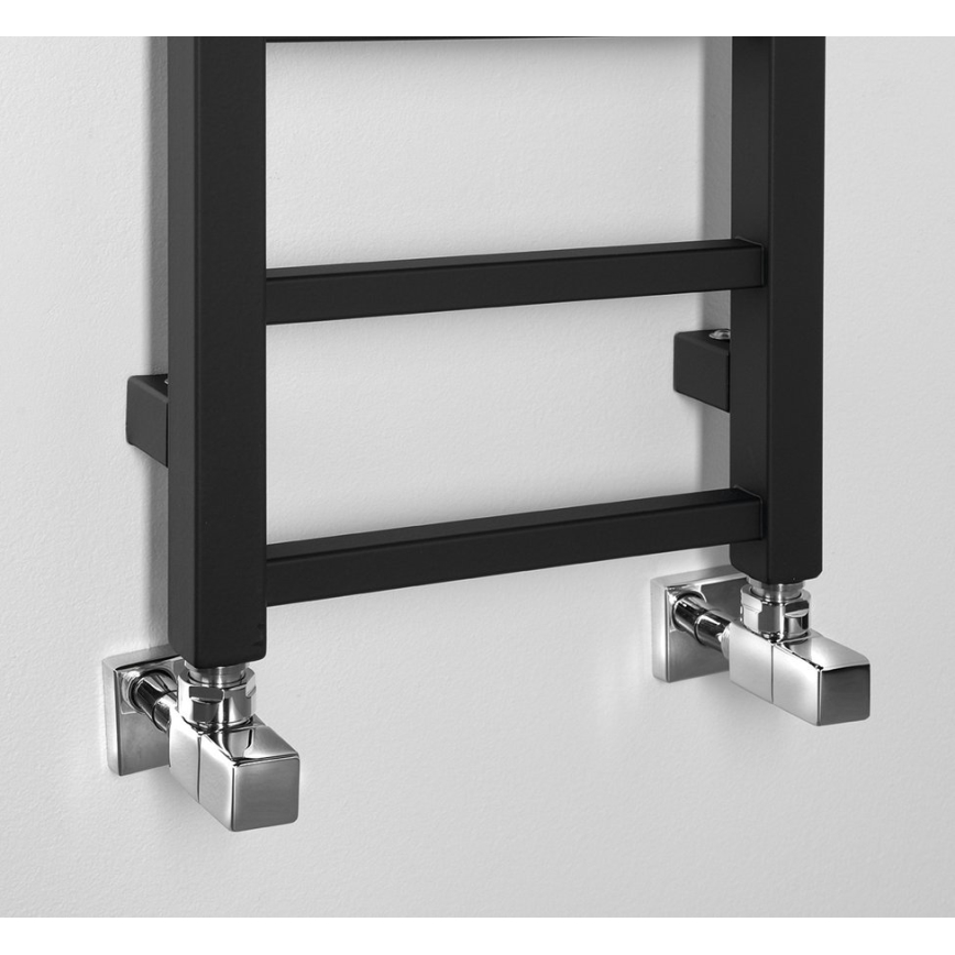 Sapho - Полотенцесушитель METRO LIGHT 276 Вт 30x150 см матовый черный