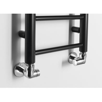 Sapho - Радіатор для ванної кімнати DINA 278 Вт 30x138 см матовий чорний