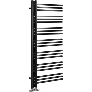 Sapho - Радіатор для ванної кімнати DORLION 400 Вт/230 В 50x120 см матовий чорний