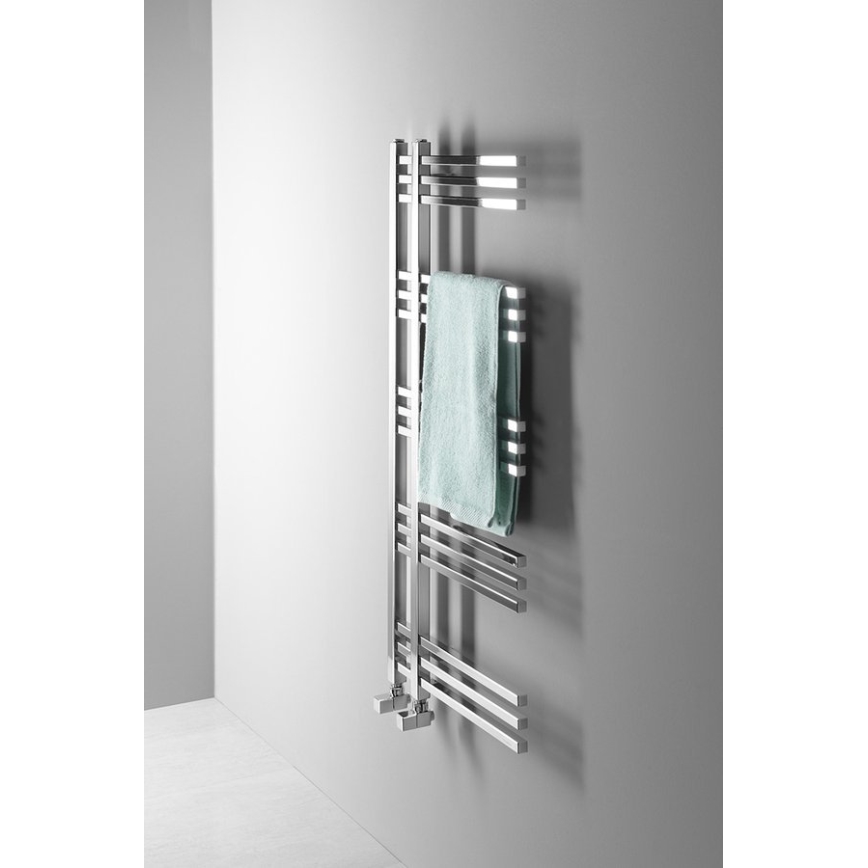 Sapho - Радіатор для ванної кімнати MAGDALENA 408W/230V 50x120 cm полірований хром