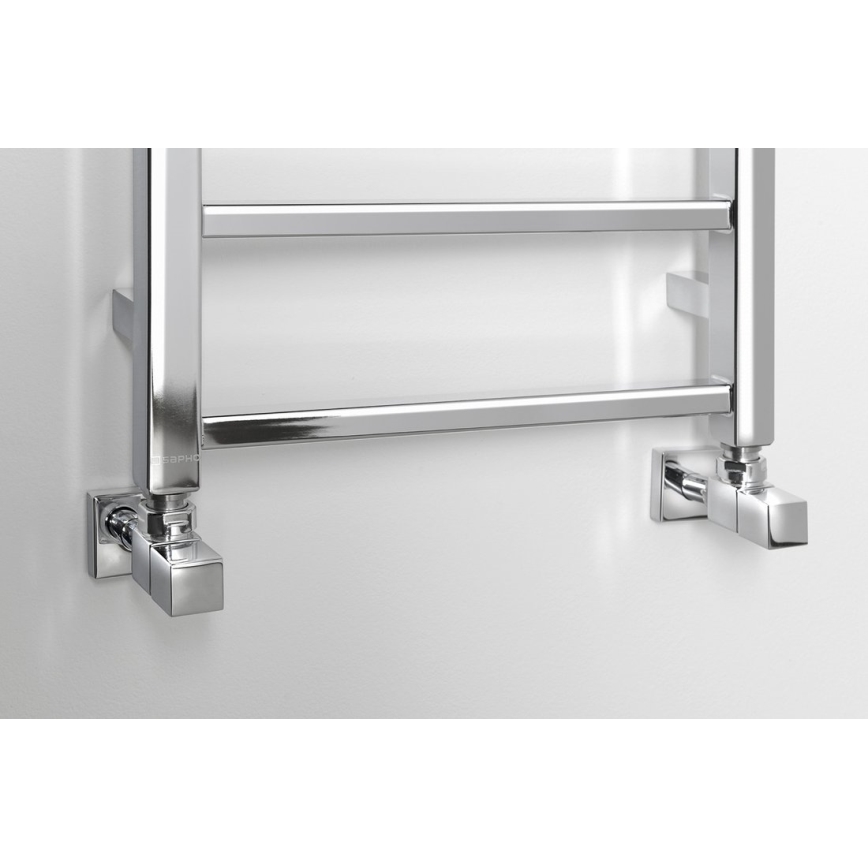 Sapho - Радіатор для ванної кімнати METRO LIGHT 323W/230V 40x150 см полірований хром