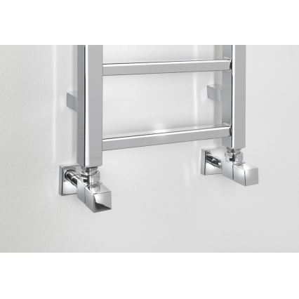 Sapho - Радиатор для ванной комнаты METRO LIGHT, 211 Вт/230 В, 30x114 см, глянцевый хром