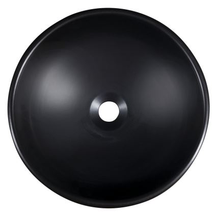Sapho - Раковина для стільниці PRIORI, діаметр 41 см, чорна/біла