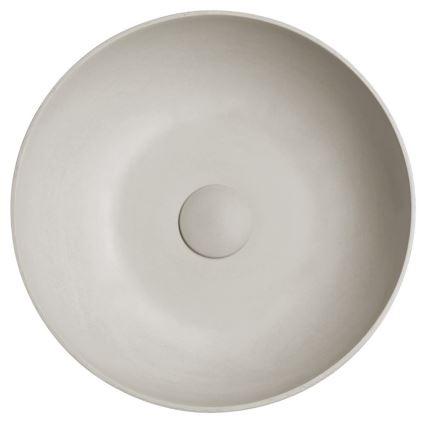Sapho - Раковина на стільницю FORMIGO, діаметр 39 см, бетон/пісочний