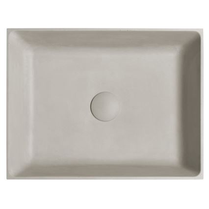 Sapho - Раковина на столешницу FORMIGO 47,5x36,5 см бетон/матовый песочный