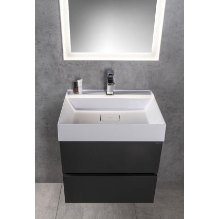 Sapho - Раковина на столешницу GODIVA 58x44 см мрамор/белый