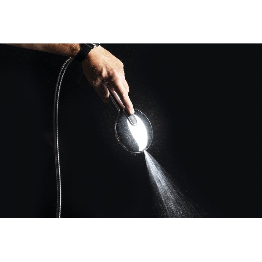 Sapho - Ручна душова насадка з режимом обполіскування, блискучий хром