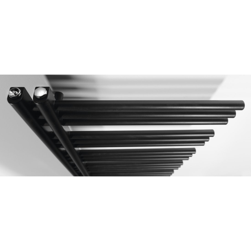 Sapho - Рушникосушарка для ванної DORLION 400 Вт/230 В 50×120 см матова чорна