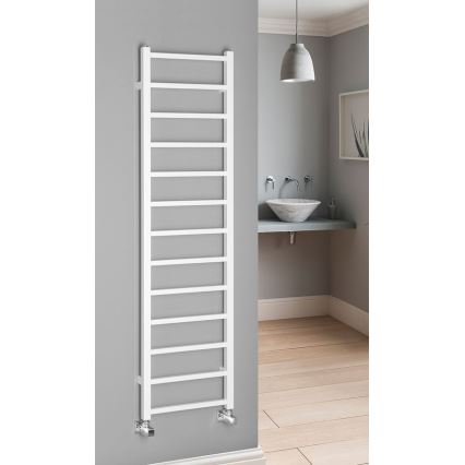 Sapho - Рушникосушарка для ванної METRO LIGHT 150×40 см біла