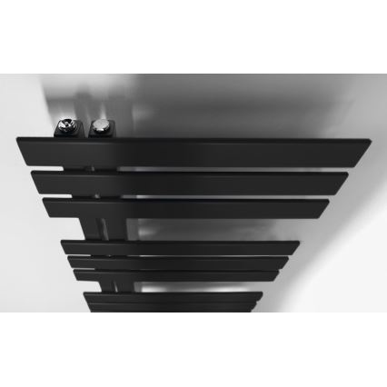 Sapho - рушникосушарка SILVANA 124x50 см матовий чорний