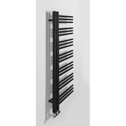 Sapho - Рушникосушка для ванної DORLION 400 Вт 50x120x50 см матова чорна