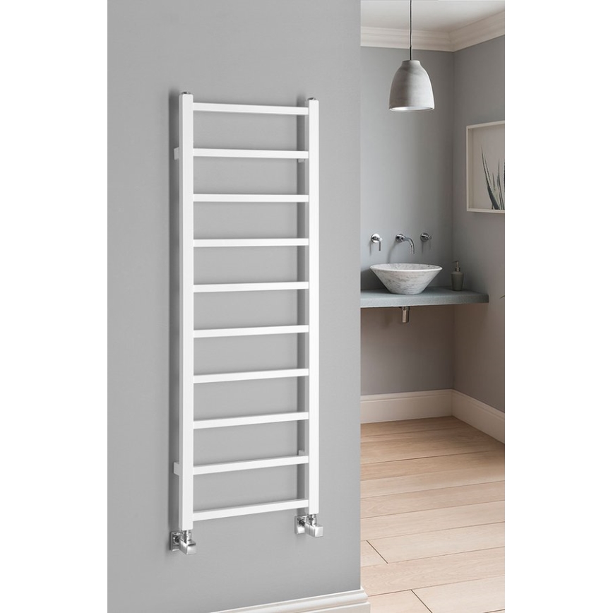 Sapho - Рушникосушка для ванної METRO LIGHT 114x40 см біла