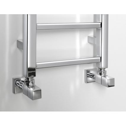 Sapho - Рушникосушка для ванної кімнати METRO LIGHT 276 Вт/230 В 30x150 см, глянцевий хром