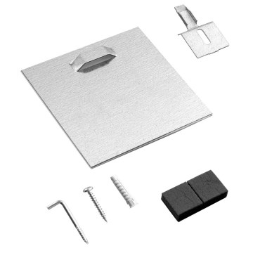 Sapho - Самоклеящийся держатель для зеркала 10x10 cm матовый хром