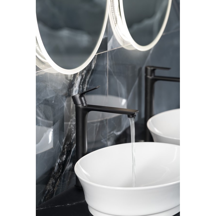 Sapho - Смеситель для раковины PAX 31,5 см матовый черный