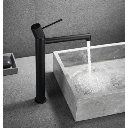 Sapho - Смеситель для раковины SOLARIS 32 см матовый черный