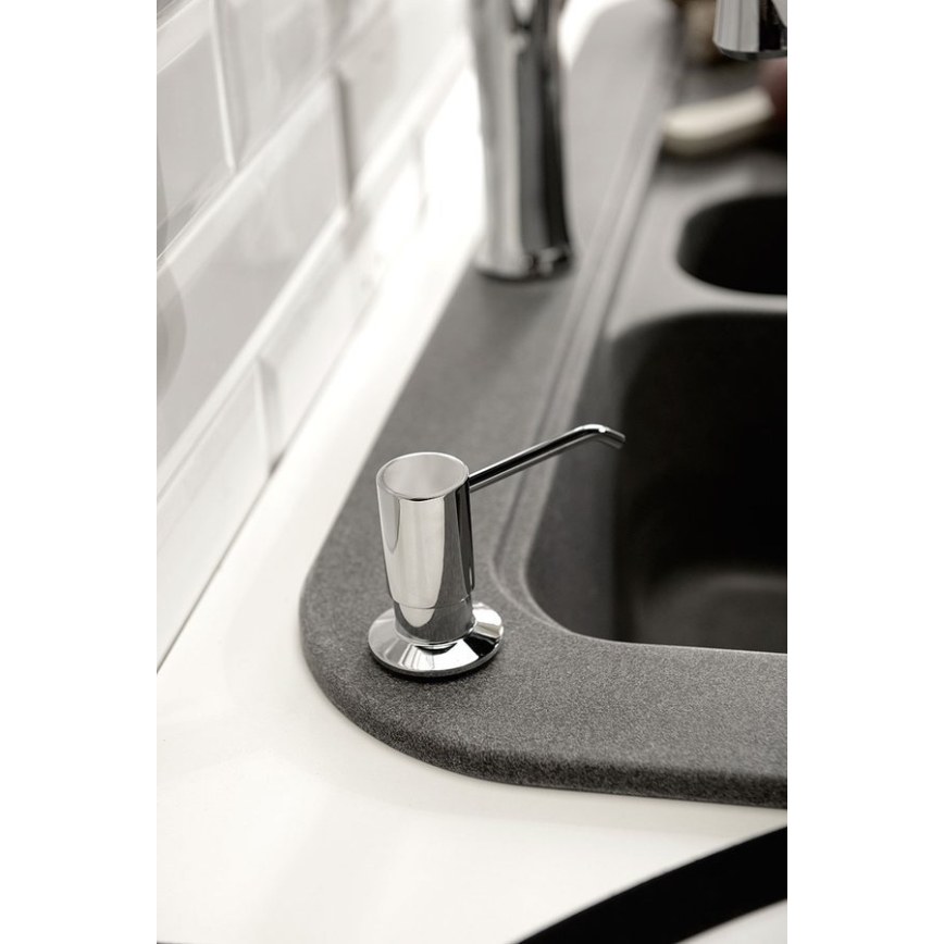 Sapho - Вбудований дозатор мила, блискучий хром