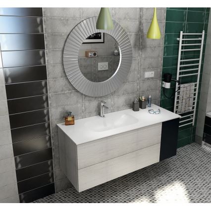 Sapho - Встраиваемая раковина ROCKSTONE 67x35,5 cm матовая белая