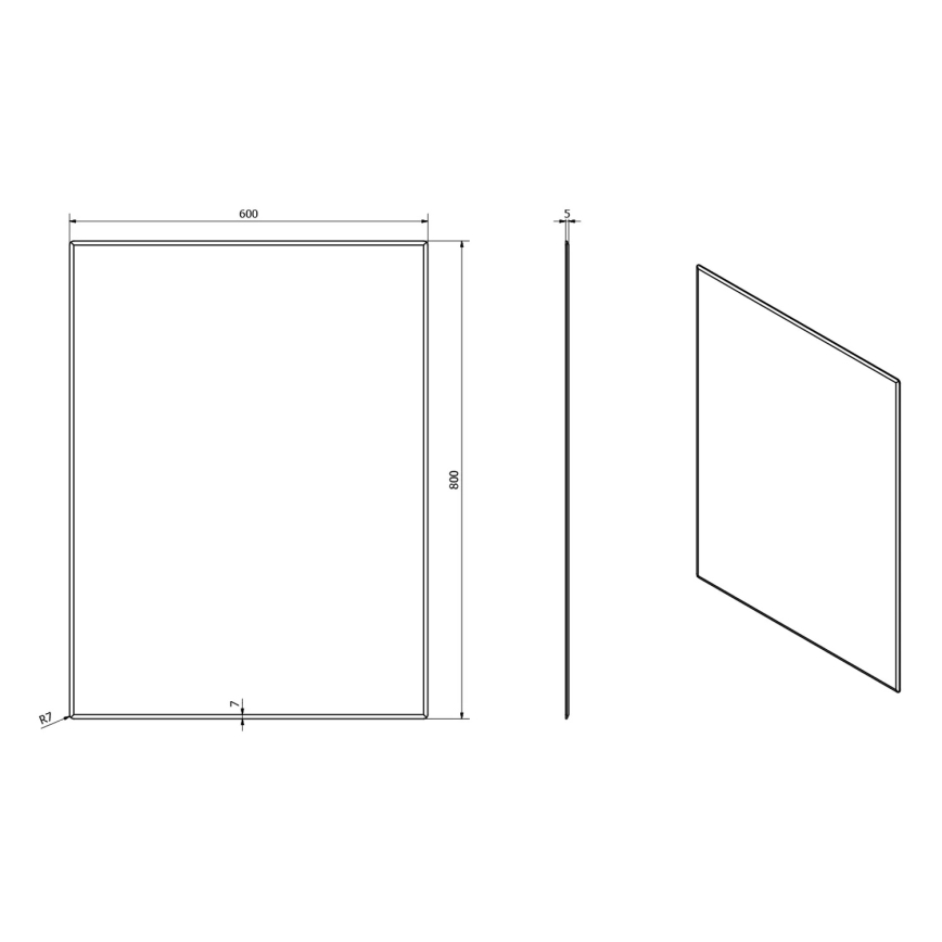 Sapho - Зеркало ACCORD 60x80 см