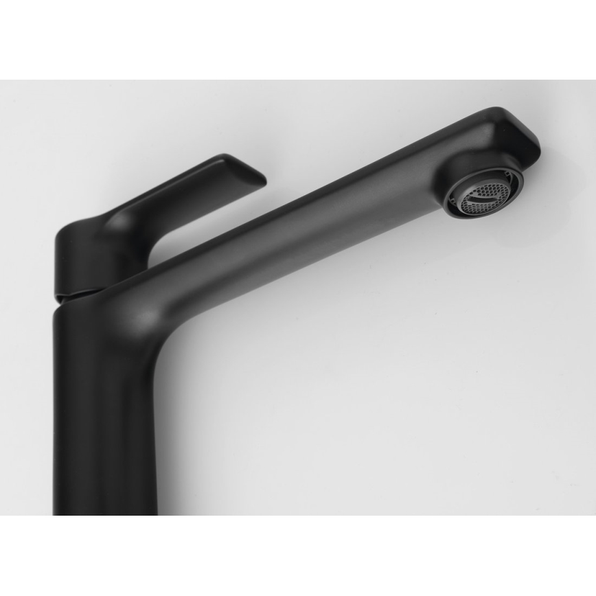 Sapho - Змішувач для умивальника PAX 31,5 см матовий чорний