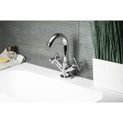 Sapho - Змішувач для умивальника AXIA, полірований хром