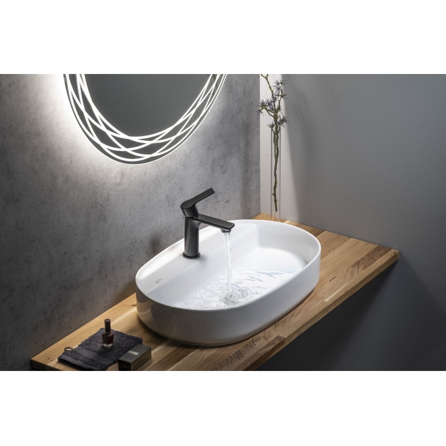 Sapho - Змішувач для умивальника PAX 16,5 см матовий чорний